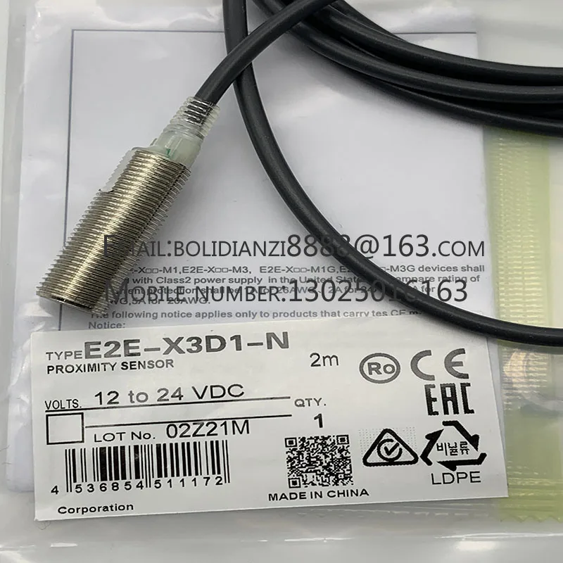 

New sensor for E2E-X3D1 X2D1-N 5M X7D1 E2E-X3D2-N-Z X14MD1X8MD1 In stock