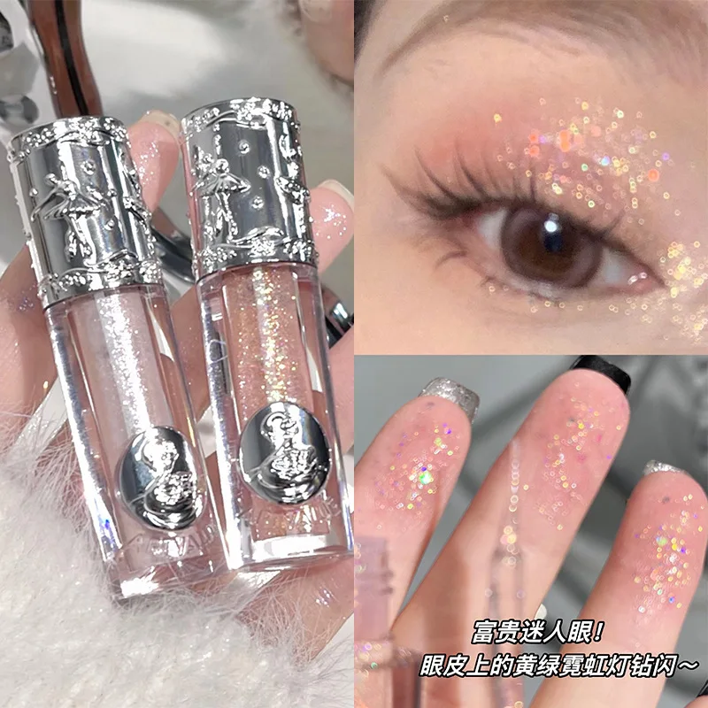 ART VALUE Ballet Liquid Eyeshadow, Pearl Ultra Shiny Crystal Highlight Aegyo sal Monochrome Eyeshadow Liquid