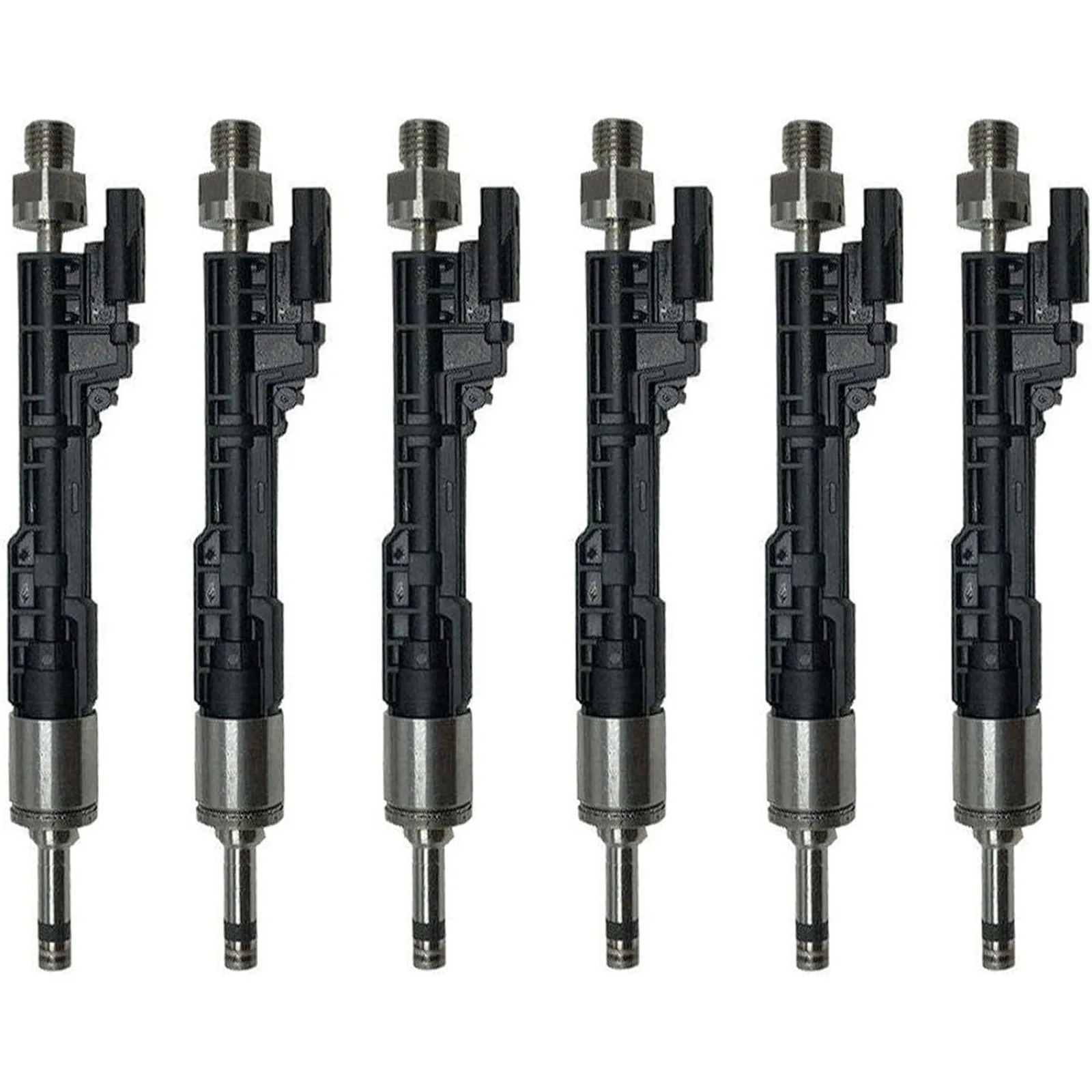6PCS Fuel Injector 0261500109 13647597870 Compatible with BMW 135i 328i 335i 535i 640i 740i X1 X3 X5 X6
