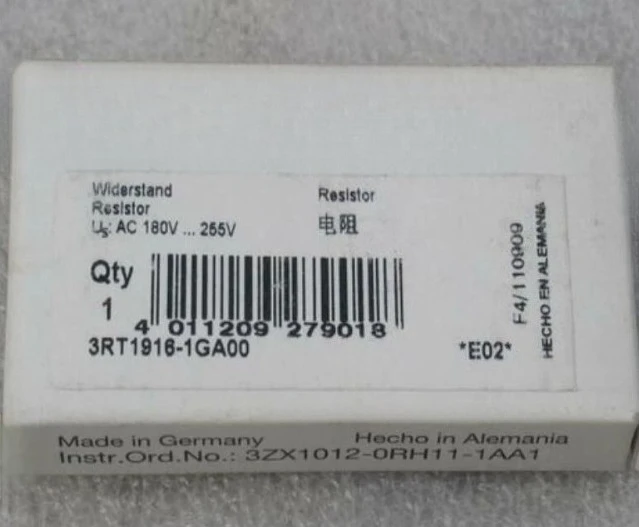 

Brand New Original 3RH1131-2BB40 3RT1916-1BB00 3RH1140-2BB40 Fast Delivey