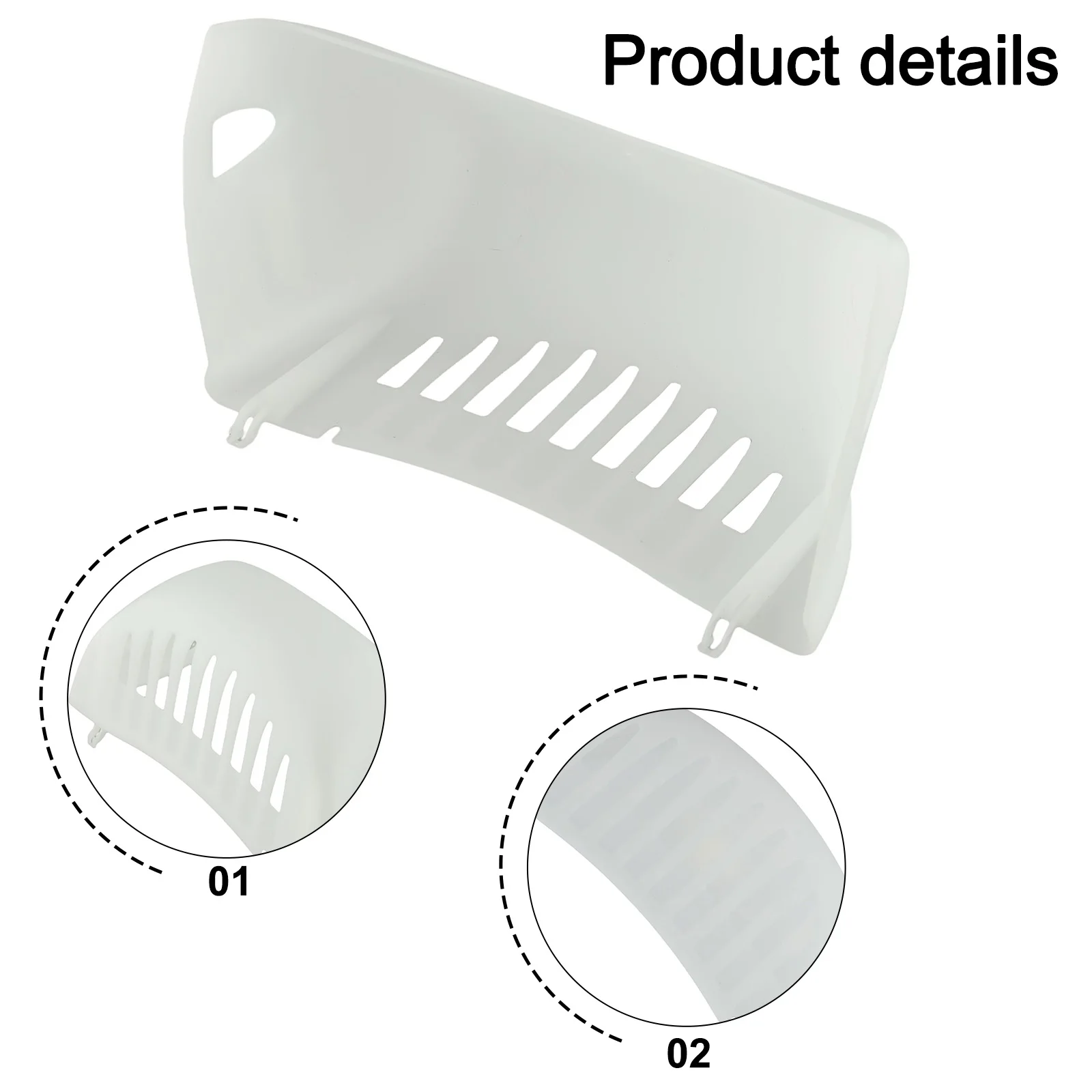 White Garage Door Opener Light Lens Cover For K108D0079M 108D79 Model Easy Install Replacement Part To Improve Night Visibility