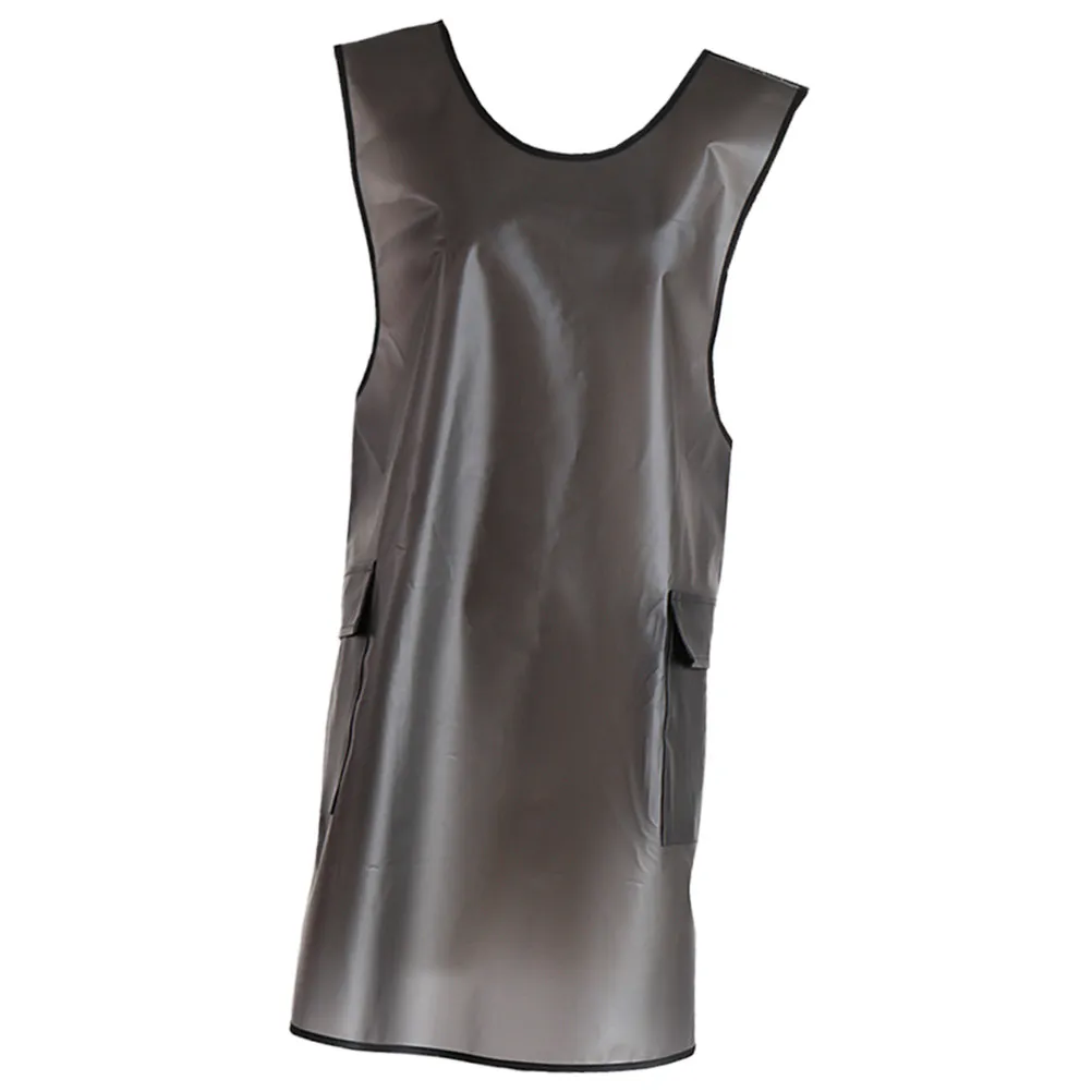 

Водонепроницаемый прозрачный фартук из ПВХ без рукавов для кухни, дома, работы, для дома, зоомагазина, многоцелевой, в подарок