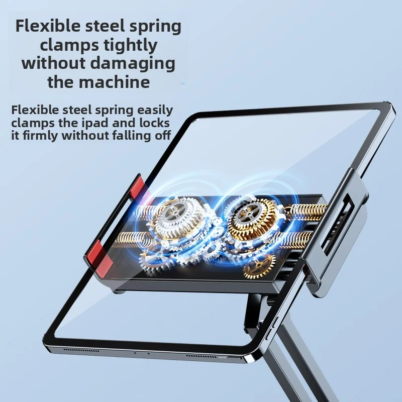 حامل الهاتف المحمول والكمبيوتر اللوحي، متعدد الوظائف، للتصوير العلوي والبث المباشر ومشاهدة مقاطع الفيديو والتلفزيون بجانب السرير #5