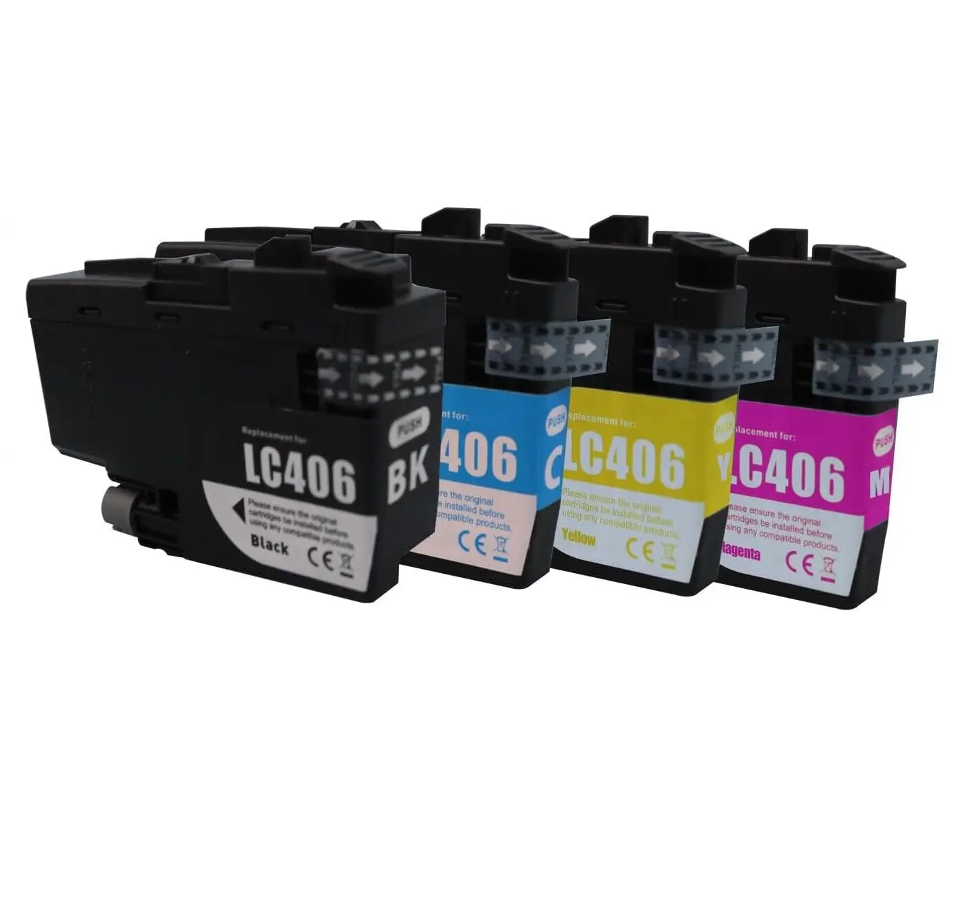 

4Pk LC406 Ink Cartridges for Brother MFC-J4335DW MFC-J4345DW J4535DW J5855DW