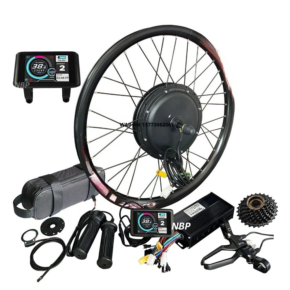 

MTX39 Wheel 52V2000W 40A/45A Sine Wave Controller SW900 UKC1+ Colorful Electric Bike Bicycle Rear Hub Conversion Kit 26/27.5/29"