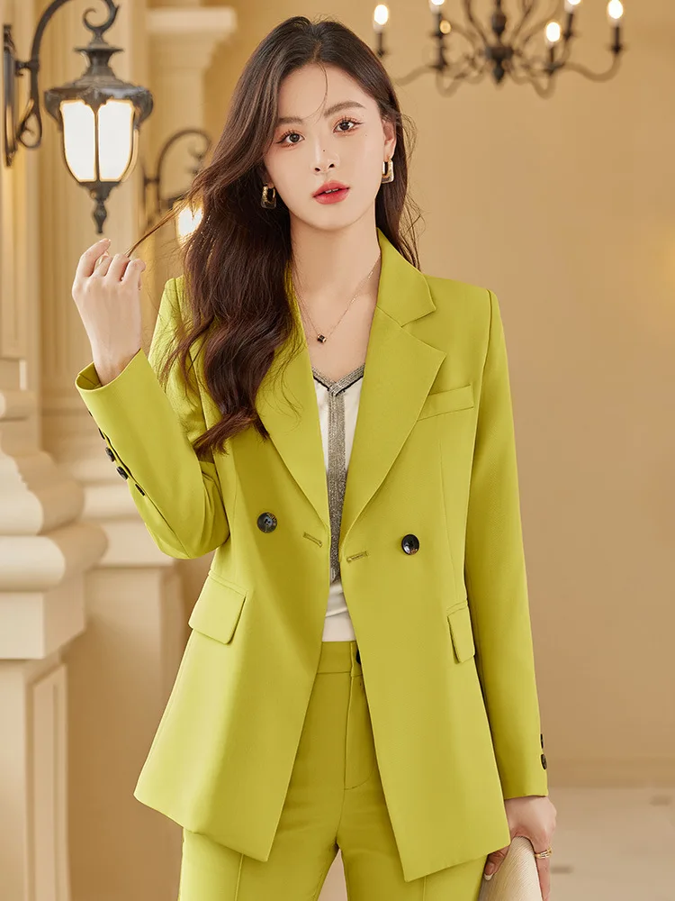 Business Suit Tailored Suit Formal Clothes Women's Suit Work Clothes Dignified Goddess Fan High-End Seaside Vacation High-End Su