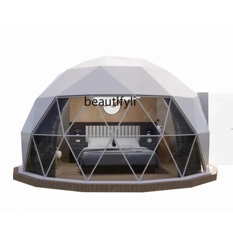 

FG28Outdoor Star Tent Hotel Accommodation Catering Yurt Star Room Camp Ball Tent LHY26