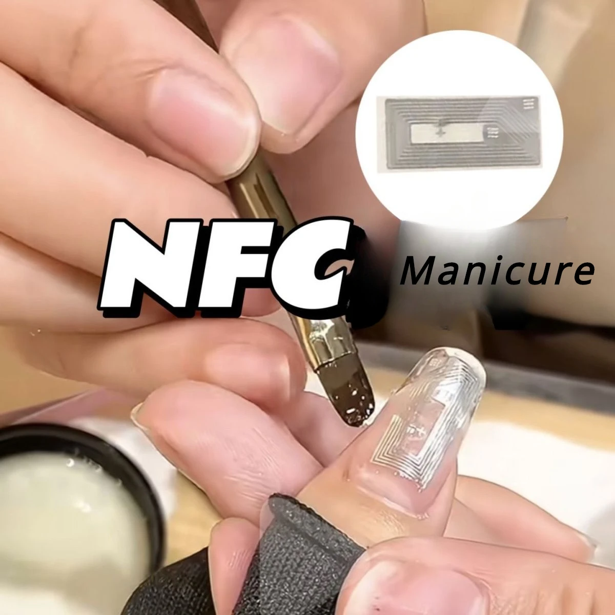 NFC Chip N213 - Smart Sensory Nail Chip for Wearable Nail (Manicure)