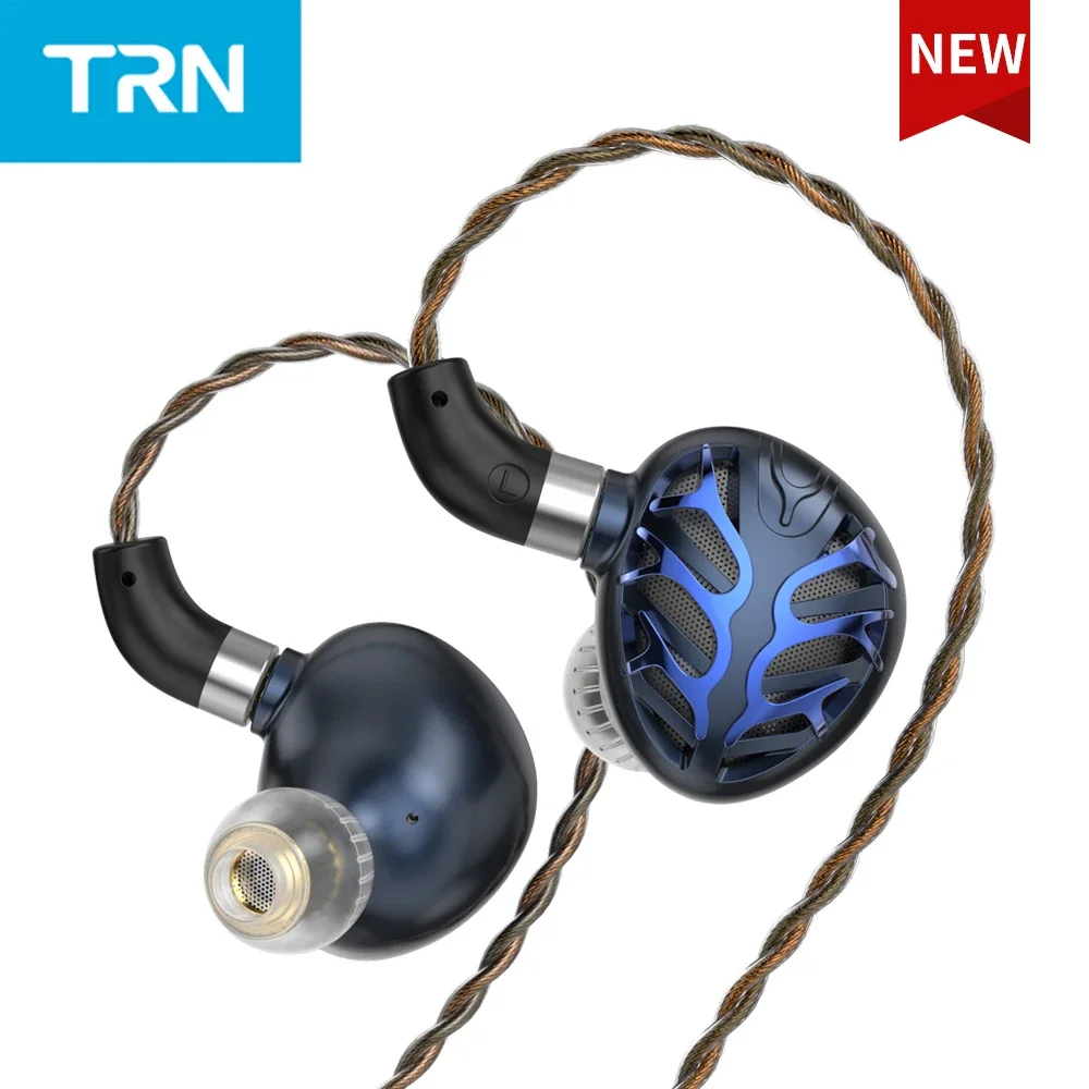 

TRN Azure Dragon HIFI In-ear Earphones Second-generation 14.6mm Planar Diaphragm Interchangeable Tuning Nozzles