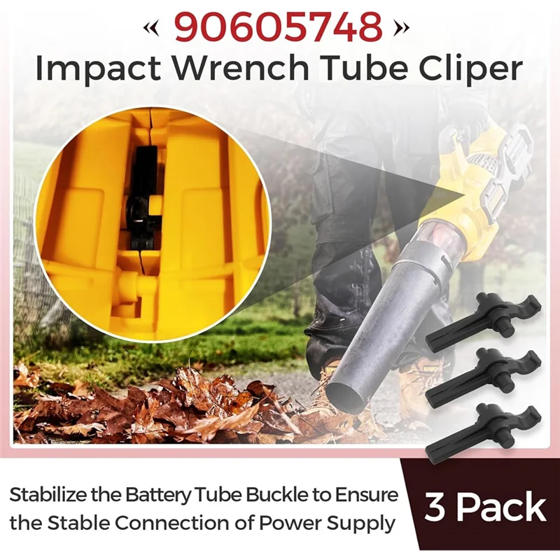 ABZV-3-Pack تأثير وجع أنبوب كليب 90605748 صالح ل DCBL722B CMCBL720M1 DCBL722P1 CMCBL720D2