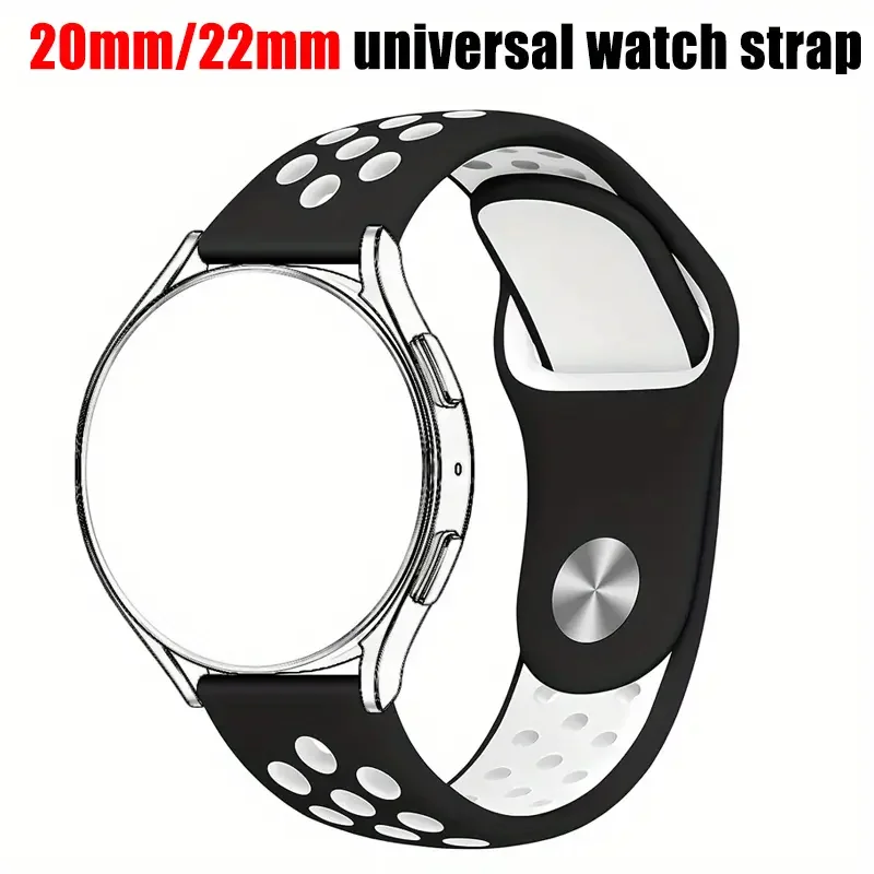 Sportarmband für Samsung Galaxy Watch 7-FE-5-pro-6-Classic/active 2 40 mm 44 mm Silikon 20/22 mm Armband Huawei GT 4-3-2e-pro Armband