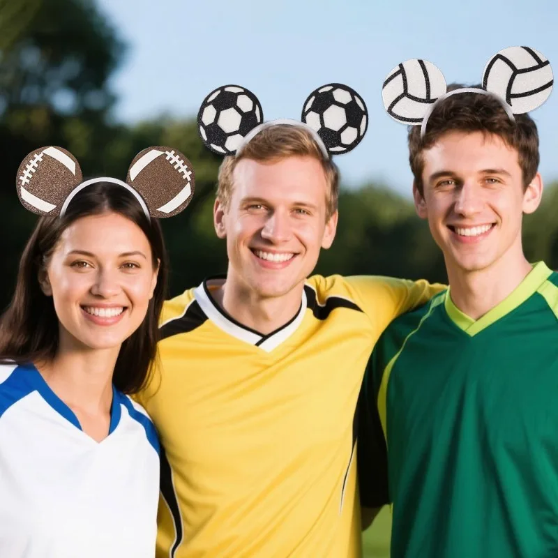 

World Soccer Match Fans Cheering Headwear Single Piece Sports Theme Hair Hoop Party Decoration