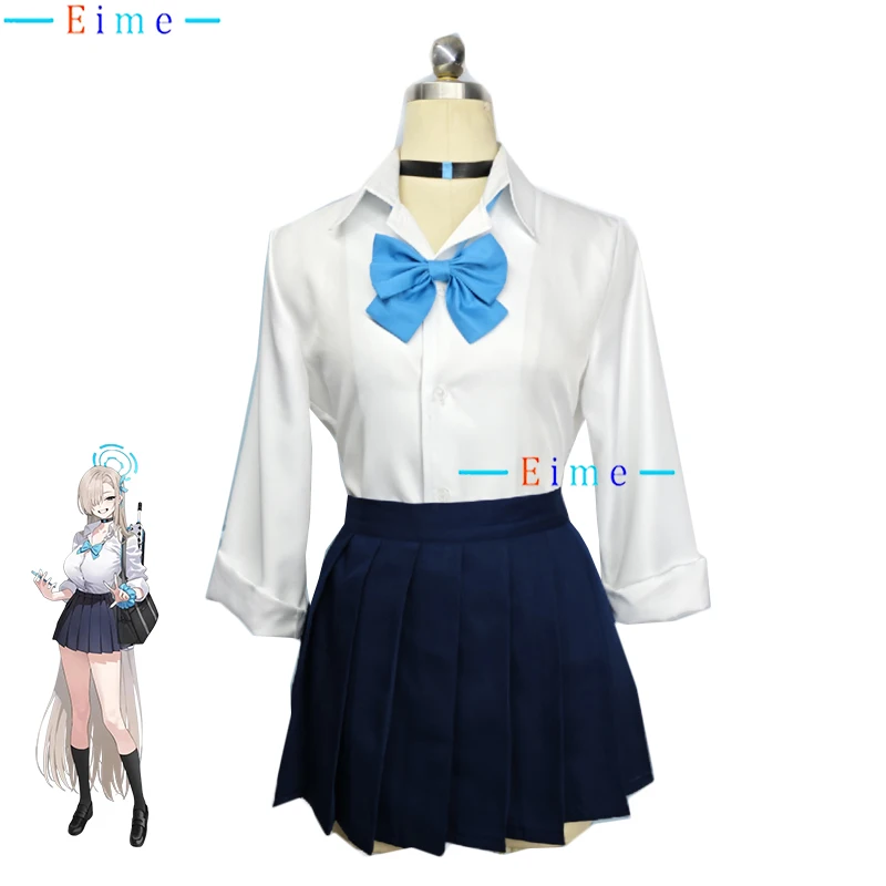 

Ichinose Asuna Cosplay Game Blue Archive Costume Women JK Dress High School Uniforms Halloween Party Suits Outfits Custom Made