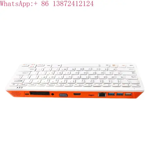 Orange Pi 800+5V4A Type-C Power Supply+Wireless Mouse Cable,RK3399 Portable Mini PC 4K HD Wifi+BT 5.0 Gaming Keyboard Kit