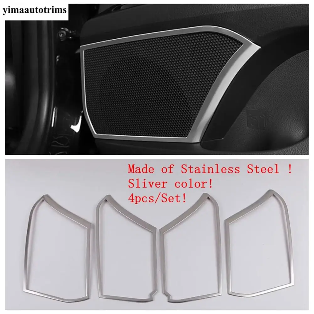 

Side Door Stereo Speaker Audio Sound Loudspeaker Horn Frame Cover Trim For Toyota Camry XV70 2018 - 2023 Stainless Accessories