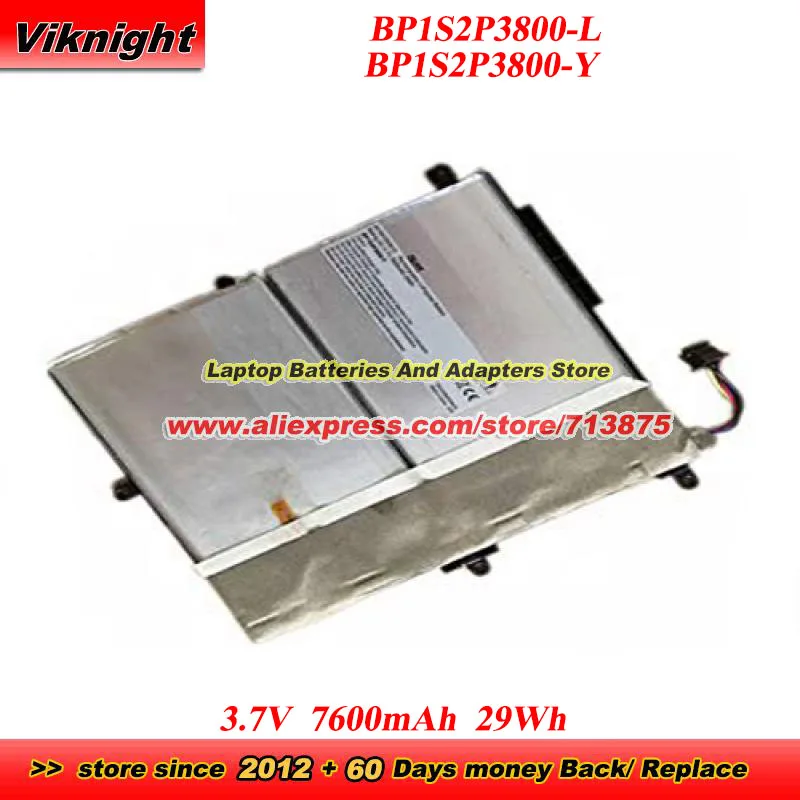 

BP1S2P3800-L BP1S2P3800-Y Battery 3.7V 7600mAh 29Wh 441847600012 441847600032 For Z710 Battery