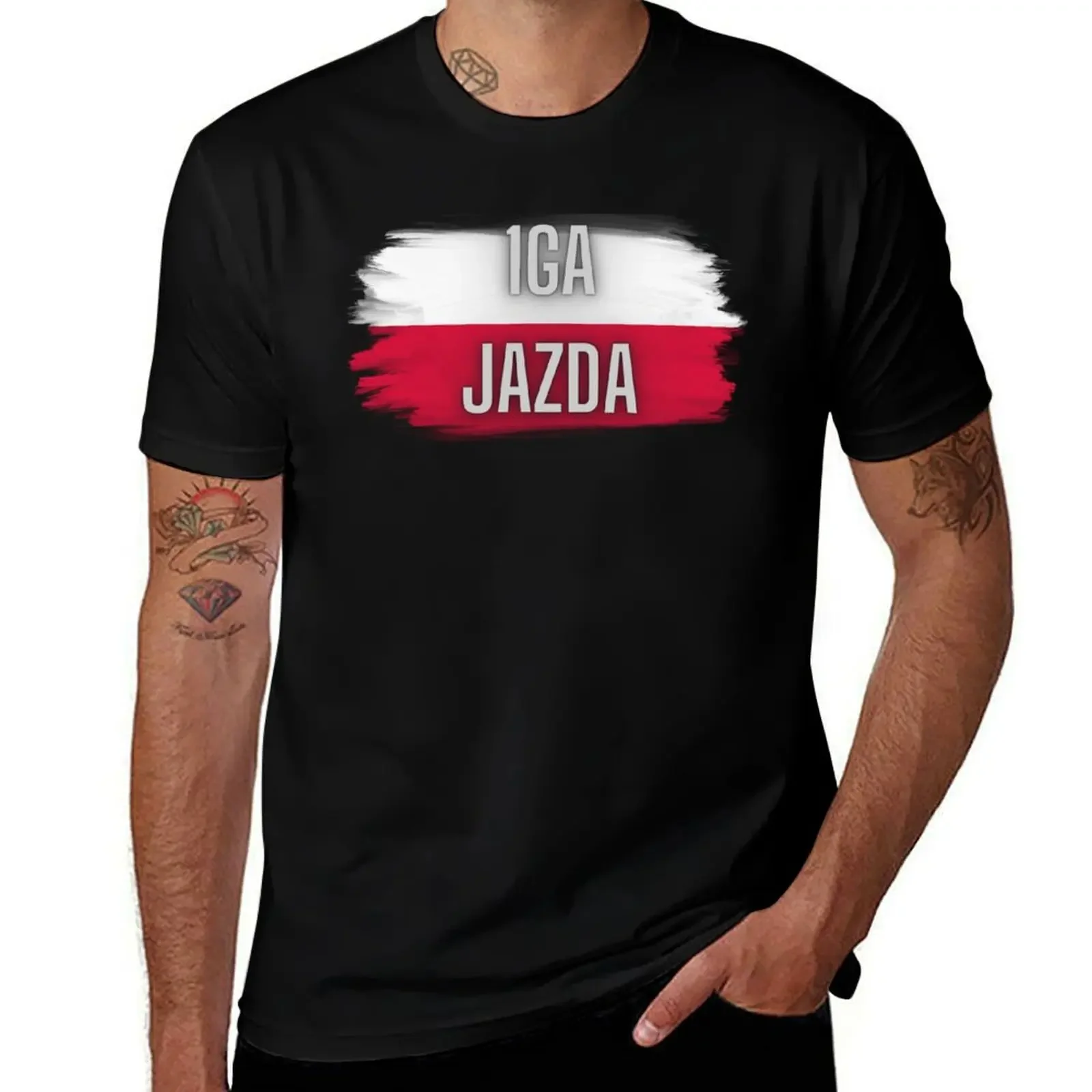 1GA SWIATEK JAZDA! T-Shirt summer shirt anime shirt basketball graphic tees mens graphic t-shirts