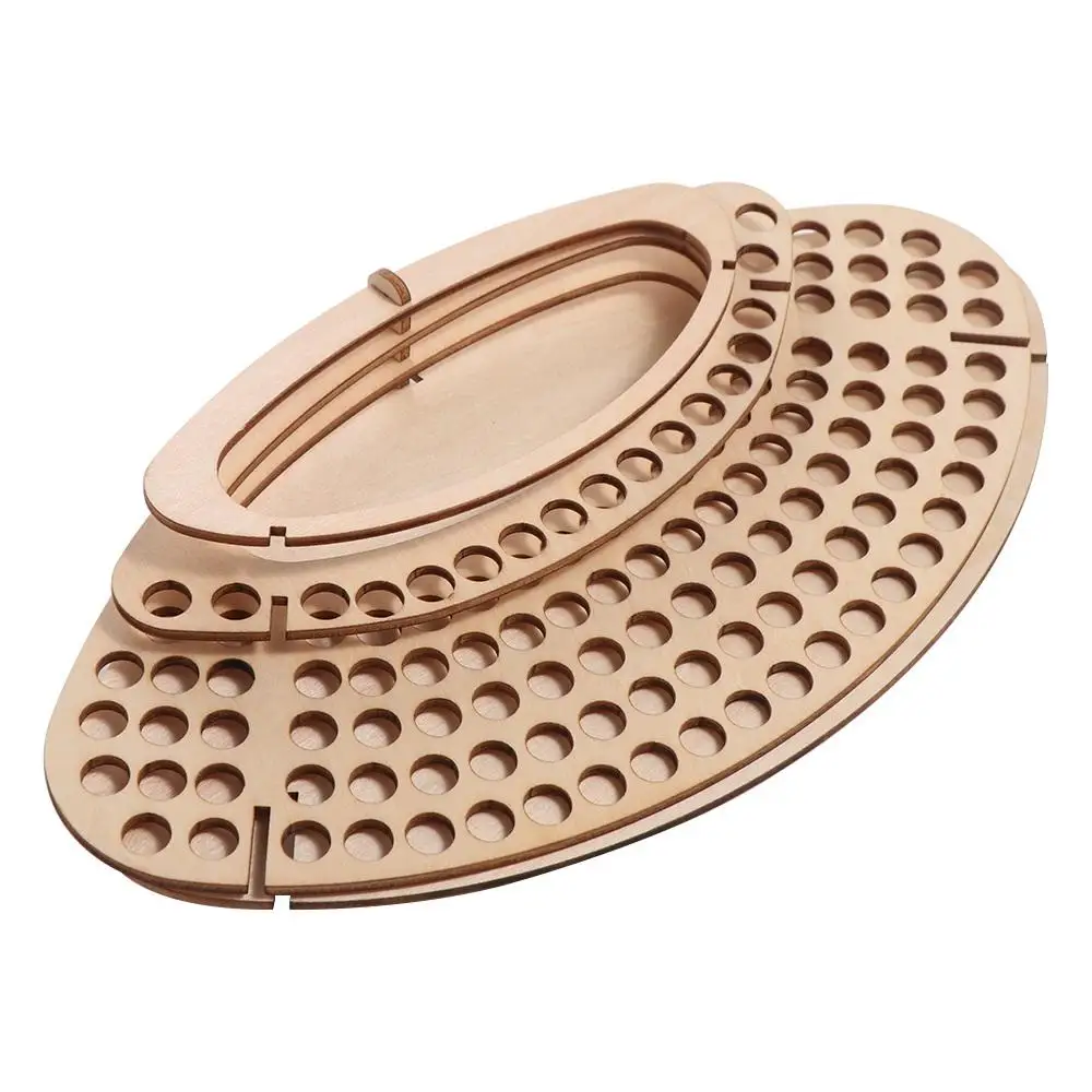 Natürliche Kunst Liefert Pinsel Halter Holz DIY Pinsel Organizer Minimalismus Desktop Pinsel Stehen Desktop Organizer