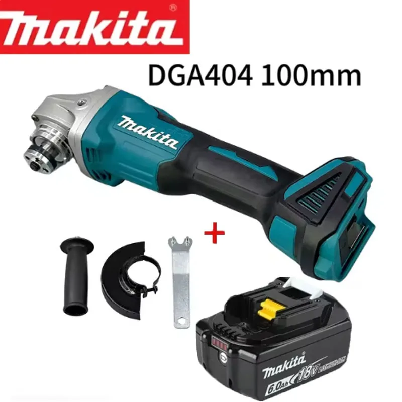 

Makita 18V 100mm DGA404 Brushless Lithium Electric Angle Grinder Rechargeable Cutting Machine High Power Polishing Machine