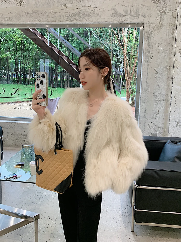 

Экологичная женская стеганая куртка из искусственного меха: теплая, повседневная, для молодых женщин, с эффектом похудения. Гарантия тепла.