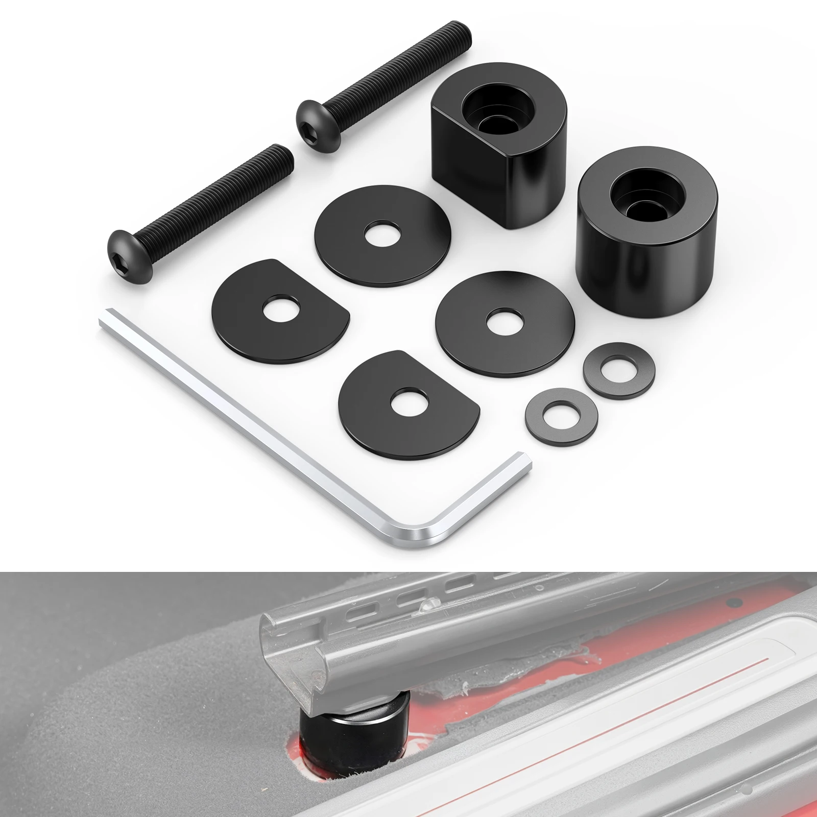 

Алюминиевая прокладка для регулировки автомобильного сиденья BEVINSEE для VW для Golf 7 2015-2021, аксессуары для салона автомобиля