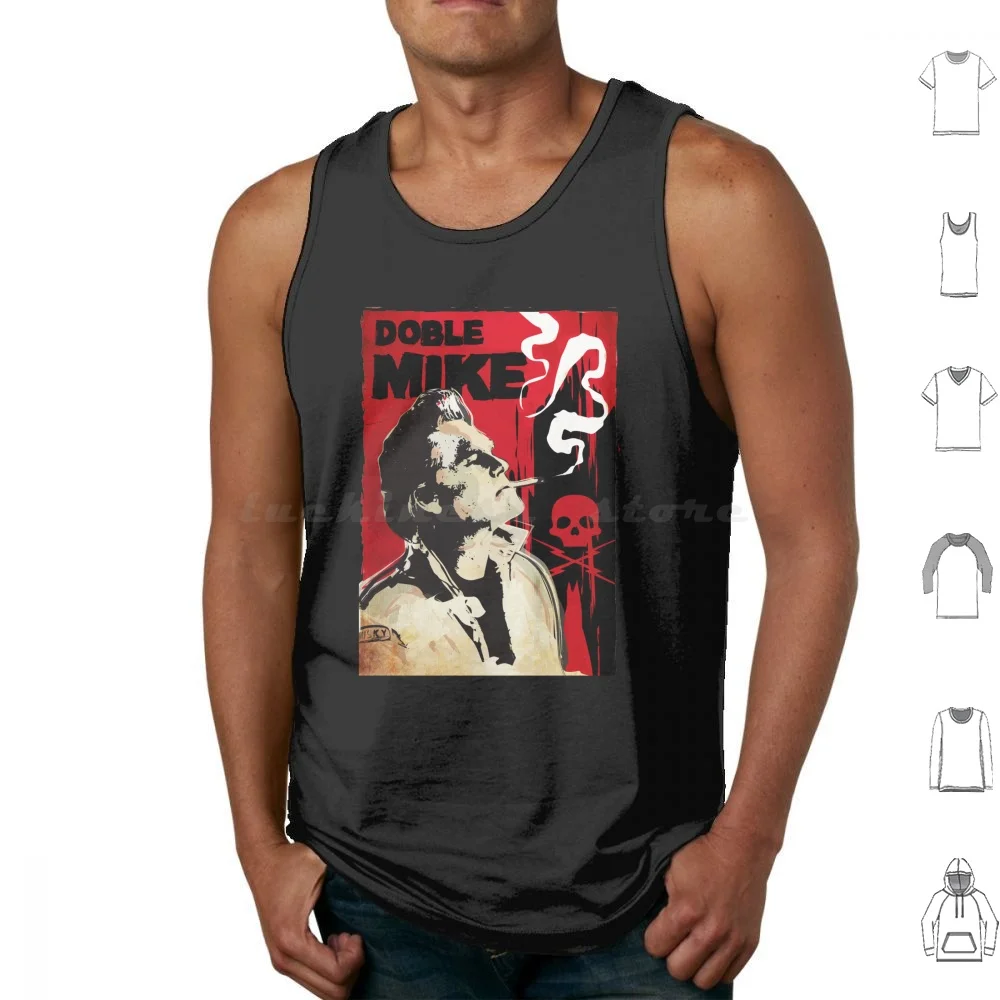 Doble Mike Tank Tops Vest Sleeveless Death Proof Movie Cinema Cinephile Film Tarantino Portrait Mancave Kurt Russell