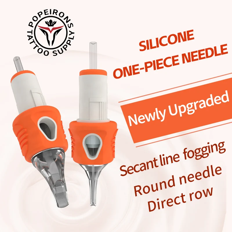 

POPEIRONS 20Pcs/lot Tattoo Cartridge Needles Round Liner Disposable Sterilized Safety Tattoo Needle For Tattoo Grip