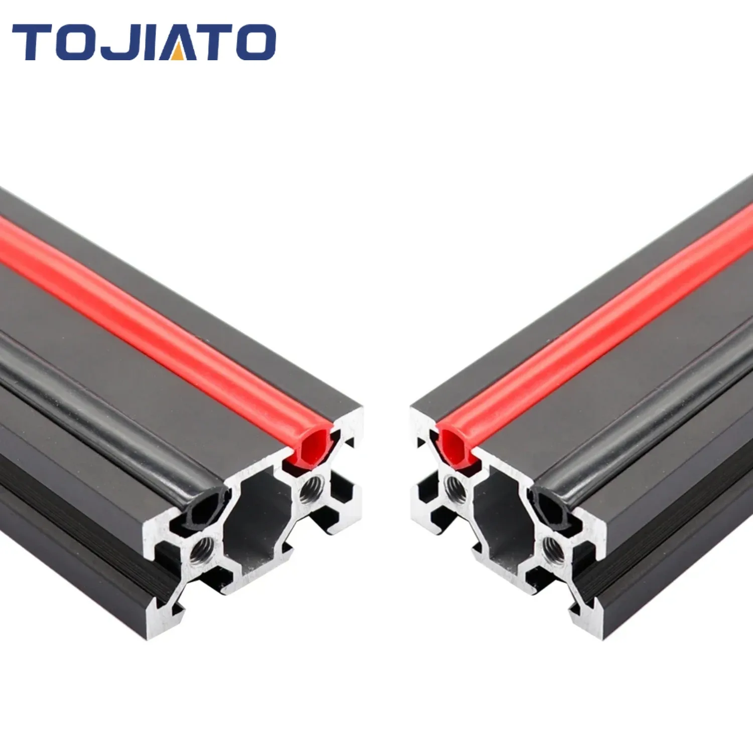 Ender 3/ CR10/ 1M CNC 20 series 6mm flat seal for 2020 aluminum profile soft Slot Cover/ Panel red/Orange/black/blue