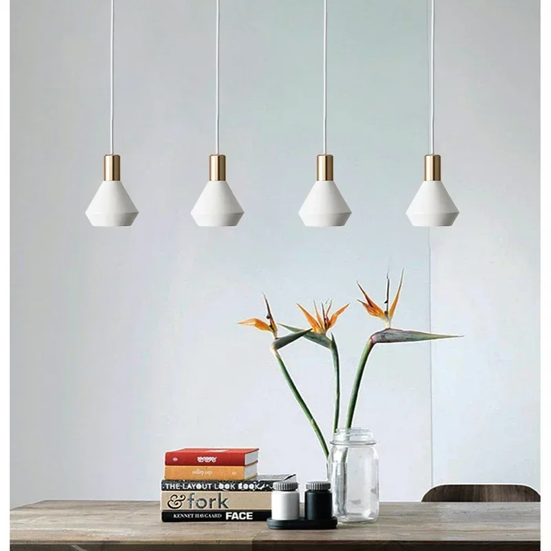 SANDYHA Nordic Pendant Lights Lustres Para Sala De Jantar Lamp Bedroom Chevet Hanginglightings Salon Plafond Chandeliers