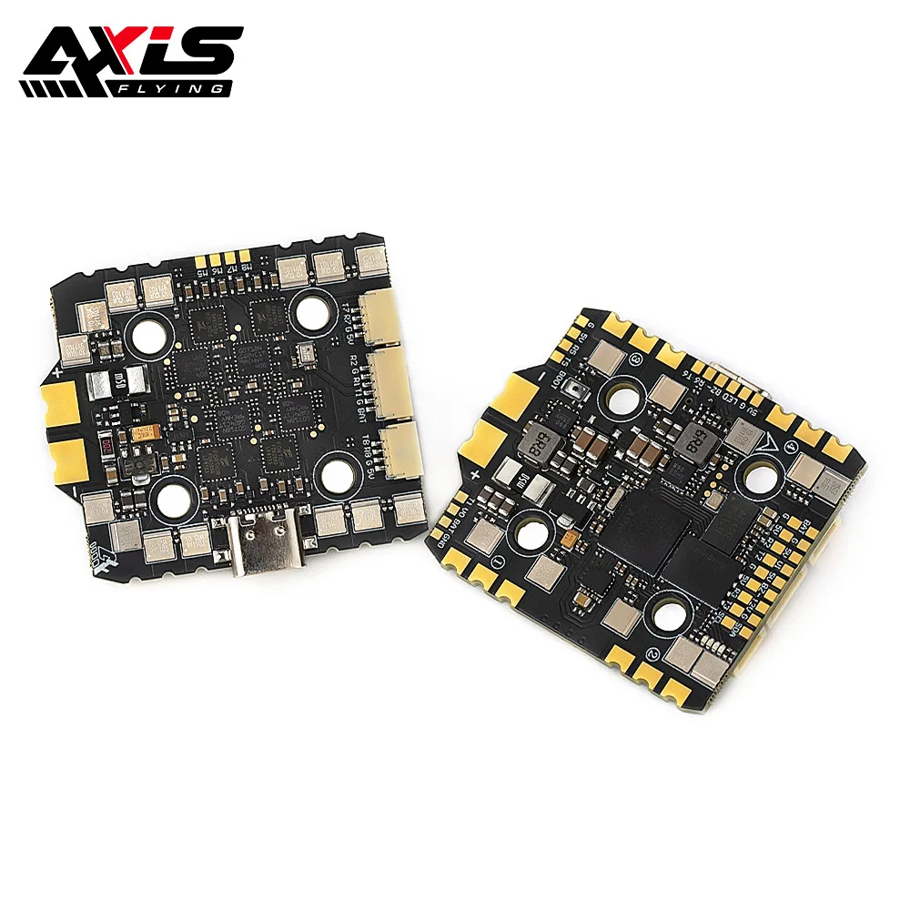 

Axisflying ARGUS F745 AIO ICM-42688 With 40A ESC (AM32 Firmware) 32M Black Box, Barometer, 8 UARTS, 4-6S Lipo for RC FPV Drone