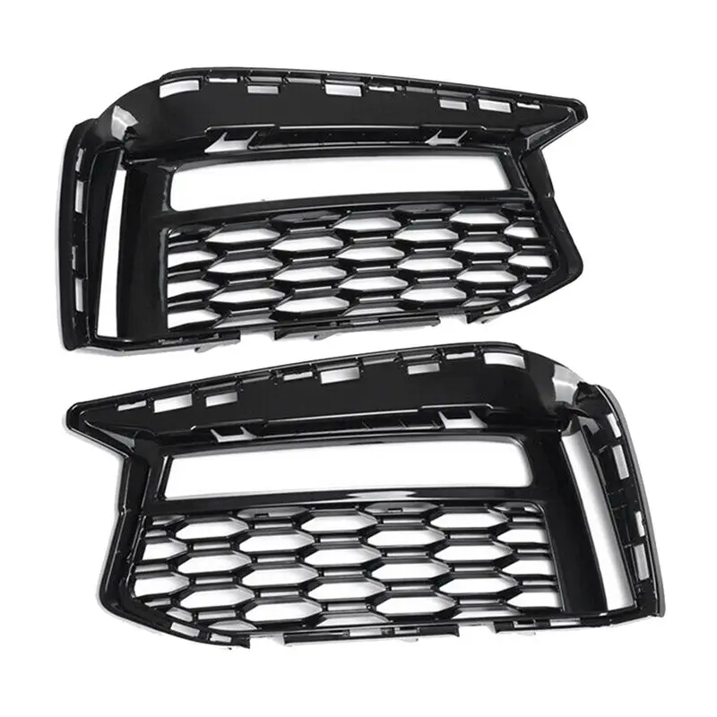 Reliable 1Pair Front Lower Mesh Grille Fog Light Cover Trim Air Intake 51118064963 51118064964 For BMW 5' G30 G31 M Sport 17-21