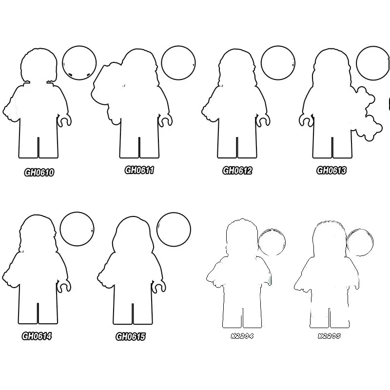 1 قطعة أرقام العمل ألعاب مكعبات البناء سلسلة G0178 KDL830 GH0610 GH0611 GH0612 GH0613 GH0614 GH0615 K2204 K2205 RT065