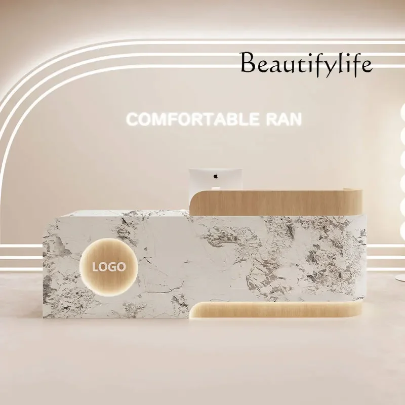 

gW Design Hotel Reception Desks Display Modern Shop Beauty Bar Luxury Executive Reception Desks Company Bureau Lounge Furniture