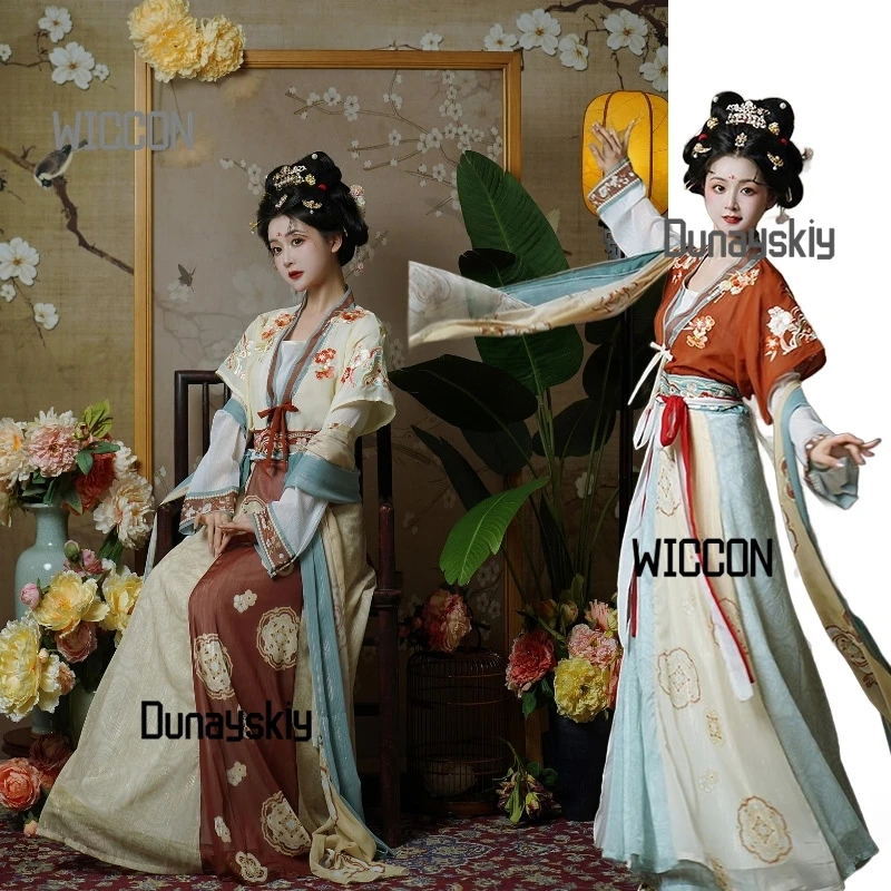 

Женские костюмы для косплея на Хэллоуин, китайское платье Тан Ханфу, крутое элегантное платье высокого качества, повседневное милое платье для вечеринки