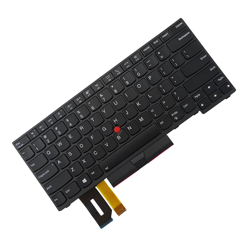 Teclado de repuesto para ordenador portátil, accesorio para Lenovo ThinkPad T14 Gen1 Gen2 P14S Gen1 Gen2 US/BR/FR/UK/PT/SP 5N20V43904 5N20X68869