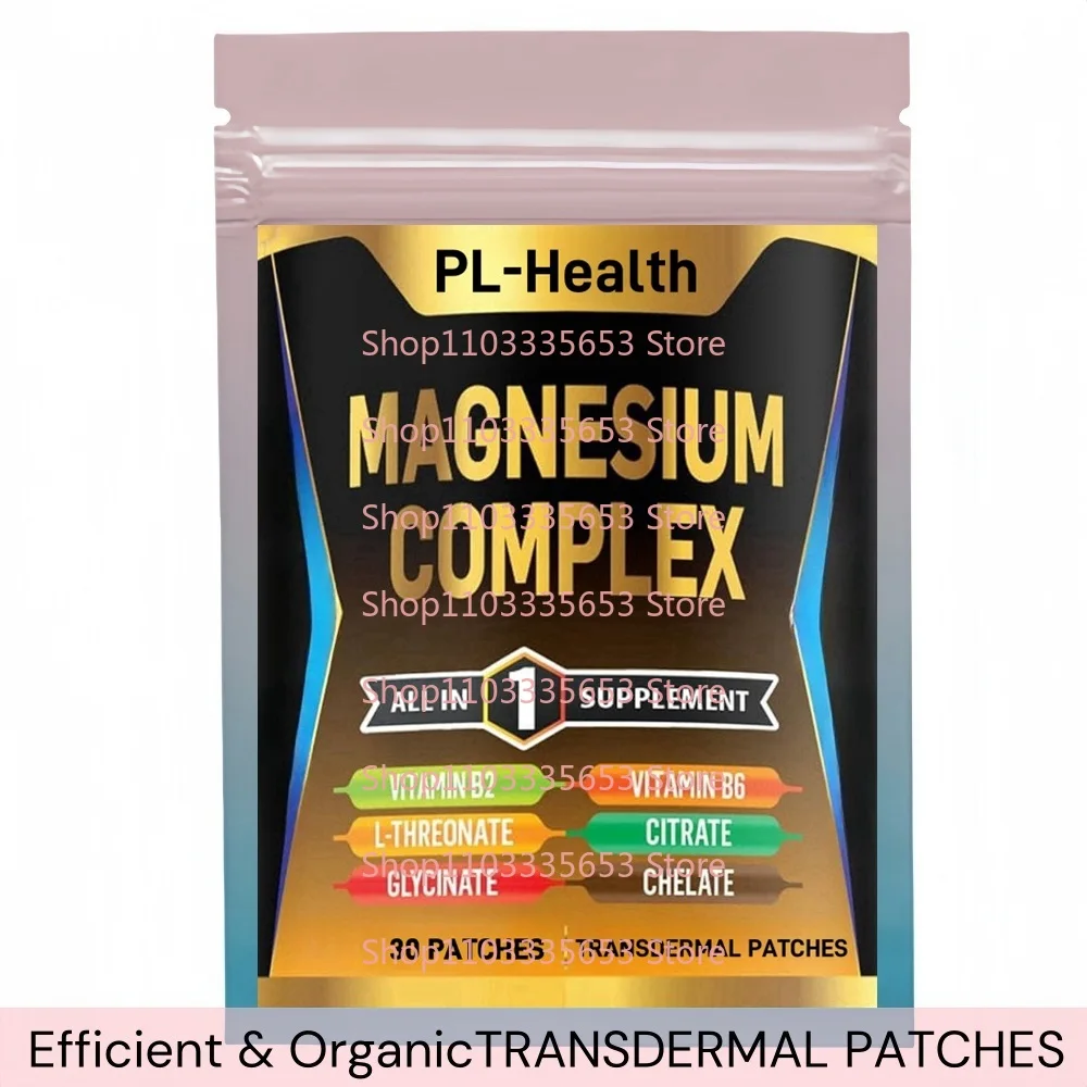 Magnesium Complex Transdermal Patches Human Function and Overall Health 30 Patches