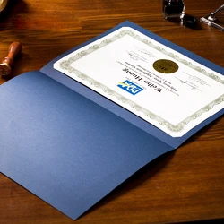 2 paquetes de certificado de honor Shell A4 carta de autorización de compromiso cubierta haciendo premio de competencia