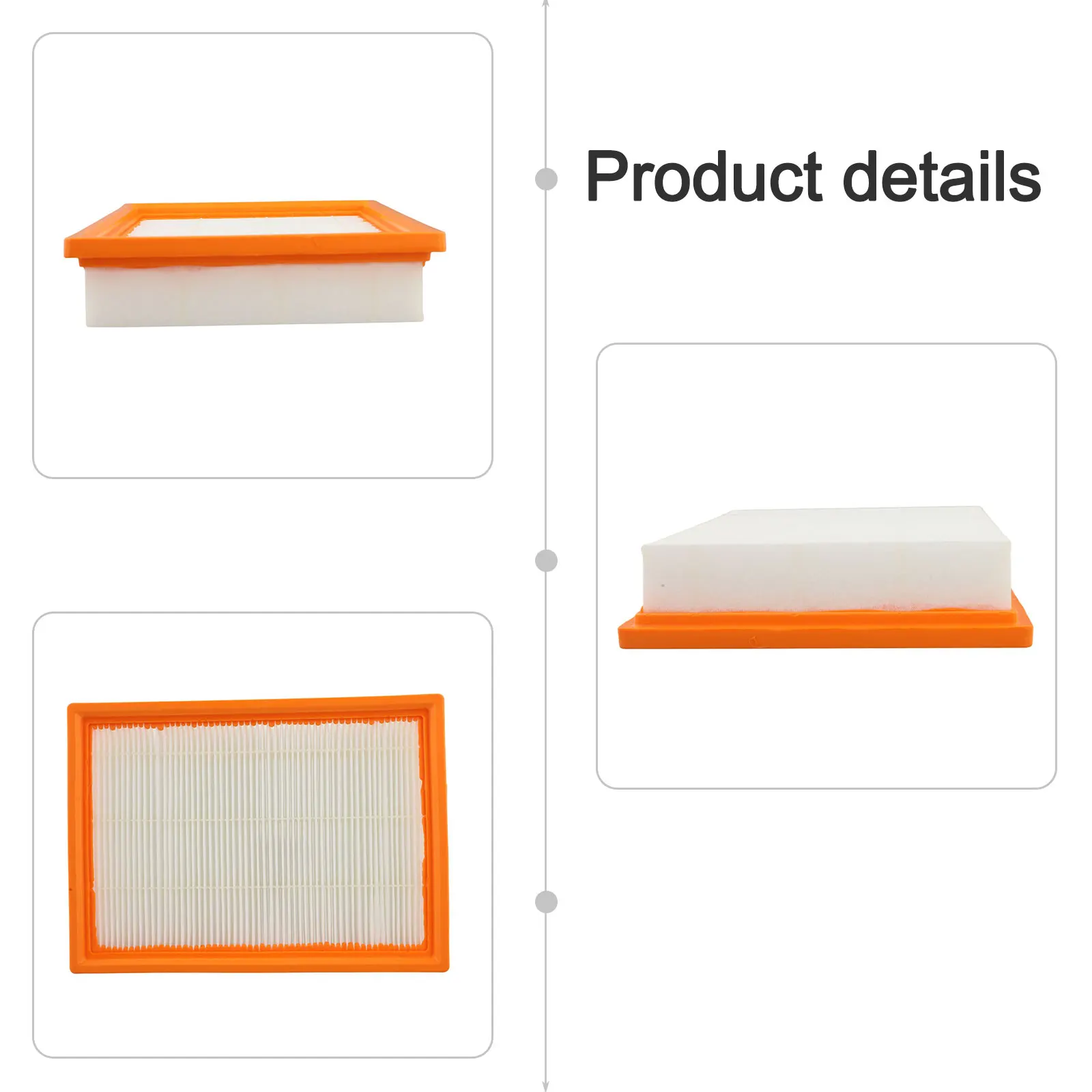 For EGO AVF0900 Air Filter for WDV0900 Wet Dry Vacuum Engineered for Stable Performance at 0.5 Filtration Level