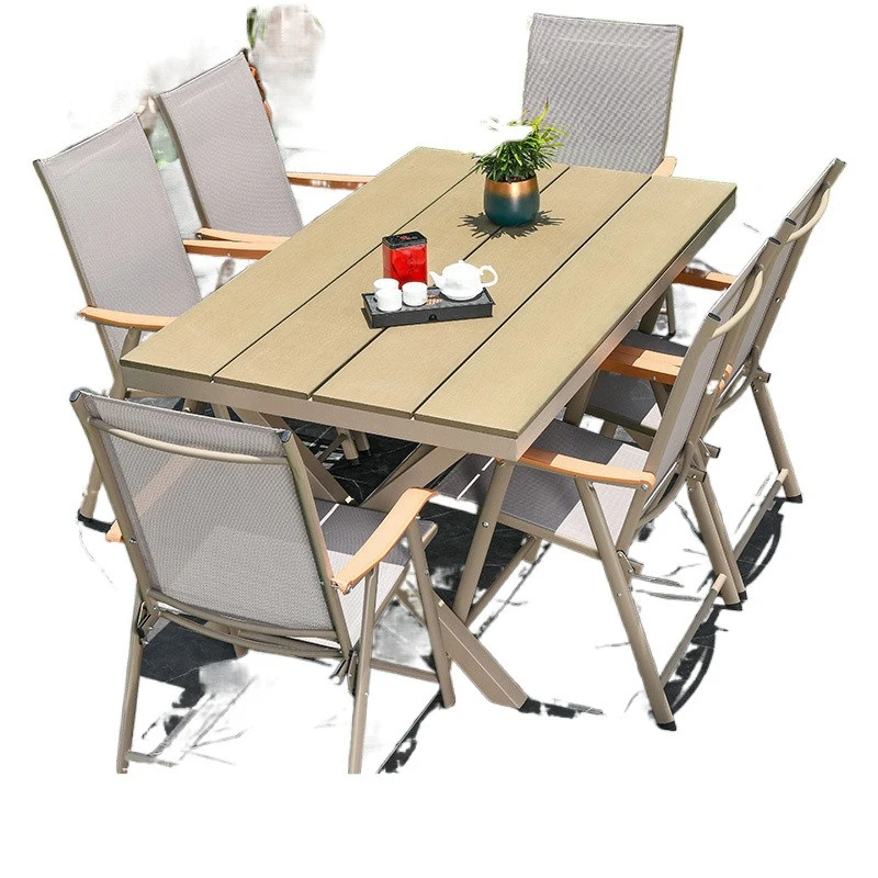 

Outdoor folding tables and chairs, courtyard home balcony back chairs, outdoor outdoor folding tables