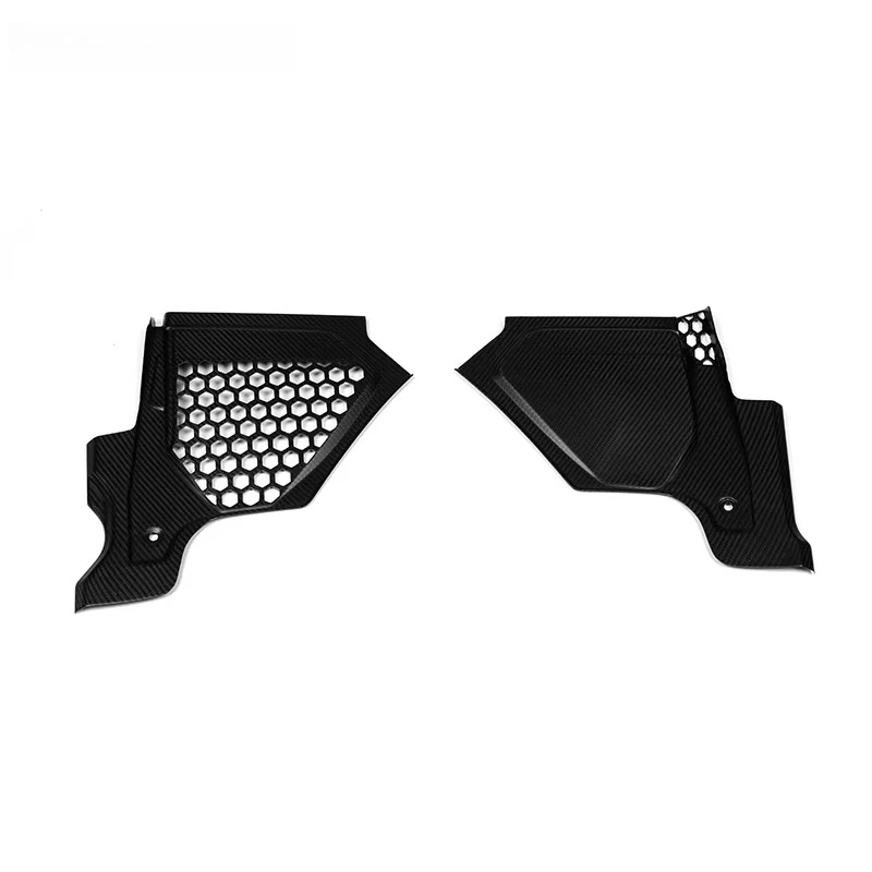 Dry Carbon Fiber Engine Compartment Interior for M3G80 M4G82 Brake Cover Cabin Mesh Panel Engine Room Side Cover Trims