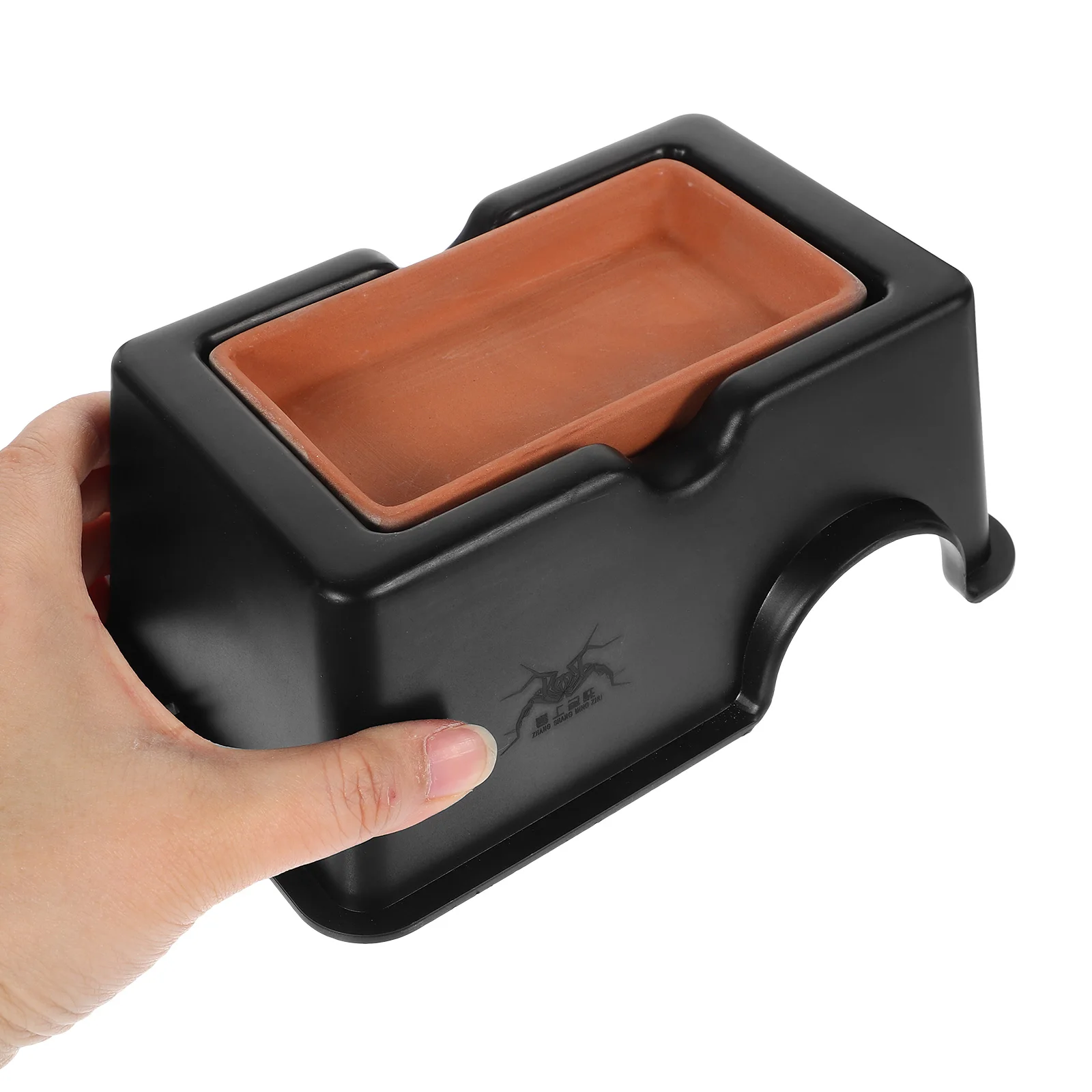 مخبأ الزواحف كبير آمن يستريح السلحفاة الاصطناعية حوض السمك إخفاء كهف الزواحف ملحق السلاحف إخفاء الكهف #4