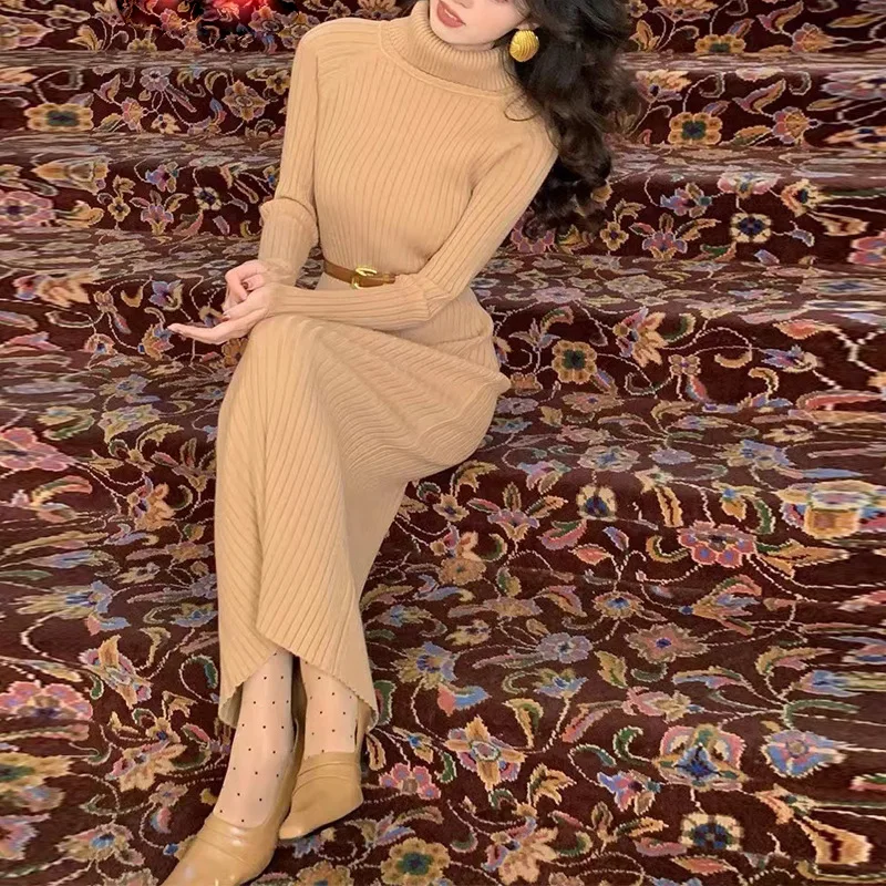 Dresses Womens Dress Clothes For Woman Satin Slip Sexy See-Through Slim-Fit Thigh-High High-Slit Clubwear Ruched Sensual Soiree