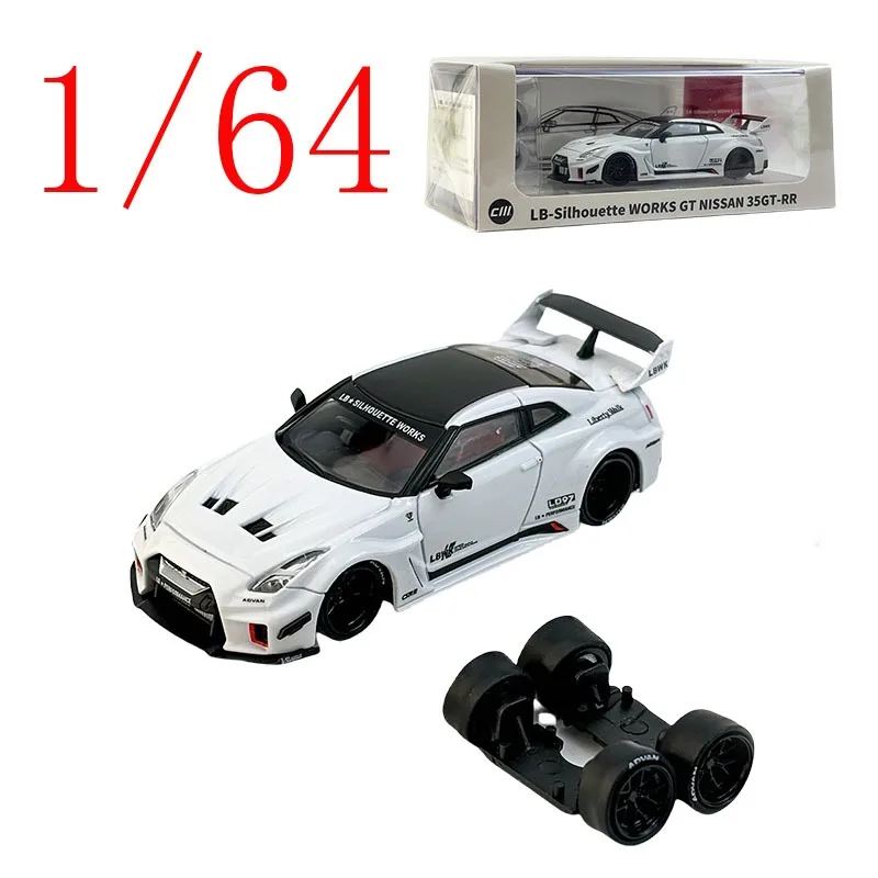 

CM Diecast 1/64 Scale GTR R35 35GT-RR Lb LBWK Alloy Model Cars Play Vehicles Toys for Boys Gift Original Box