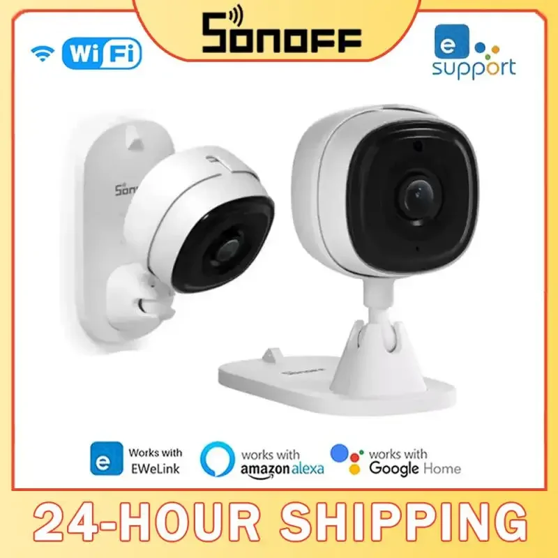 SONOFF 1080P HD Wi-Fi IOT Camera CAM Slim Smart Home Security Motion Detection Alarm Scene Linkage Via EWeLink Alexa Google Home