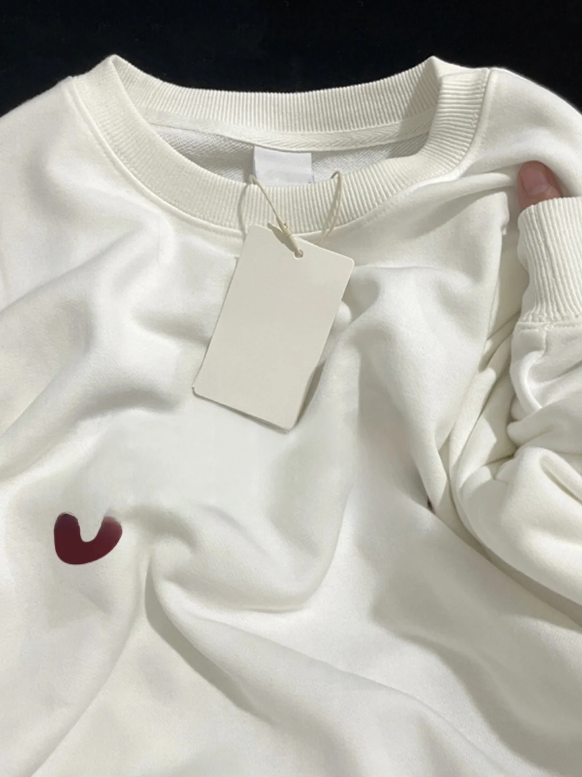 

Loose Fit Men's Sweatirt Thin Outerwear Spring Autumn Versatile Streetwear round Ne Long Sve Printed Casual Outfit