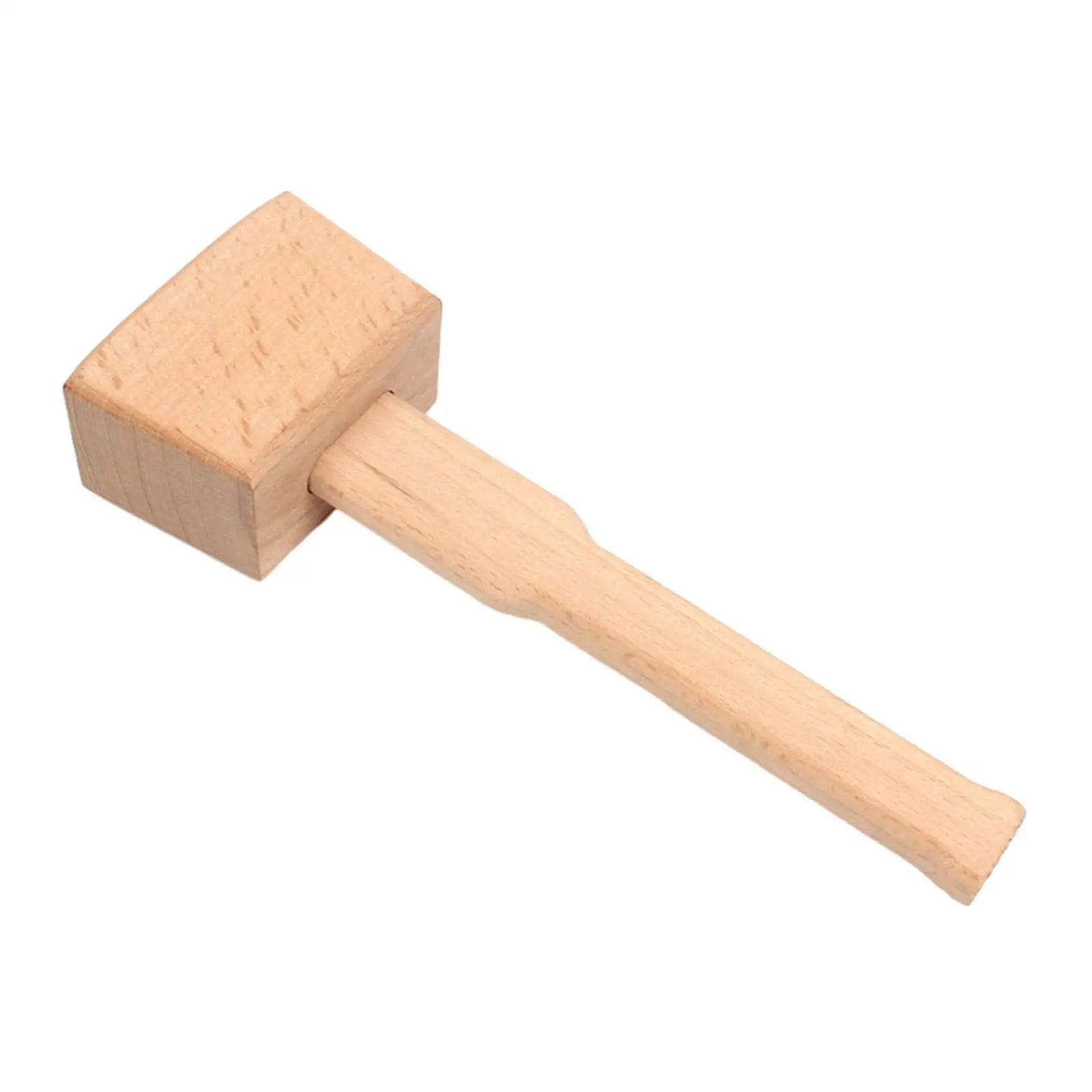 Wooden Mallet with Handle Professional Carpenter Hand Tool Carpenters Mallet for DIY Carpentry Making Tool Walnut Cracking Work