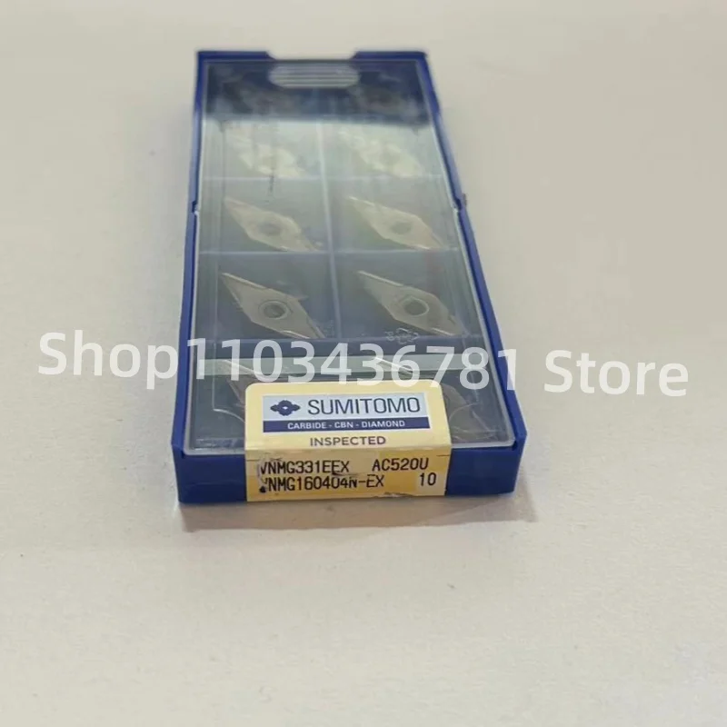 

Sumitomo VNMG160404N-EX AC520U /VNMG160408N-EX AC520U CNC Cutting tool turning blade Carbide inserts 10Pcs