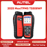 2025 Autel MaxiTPMS TS508WF Автомобильный диагностический сервисный инструмент TPMS, монитор давления в шинах, 315 433 МГц, прог