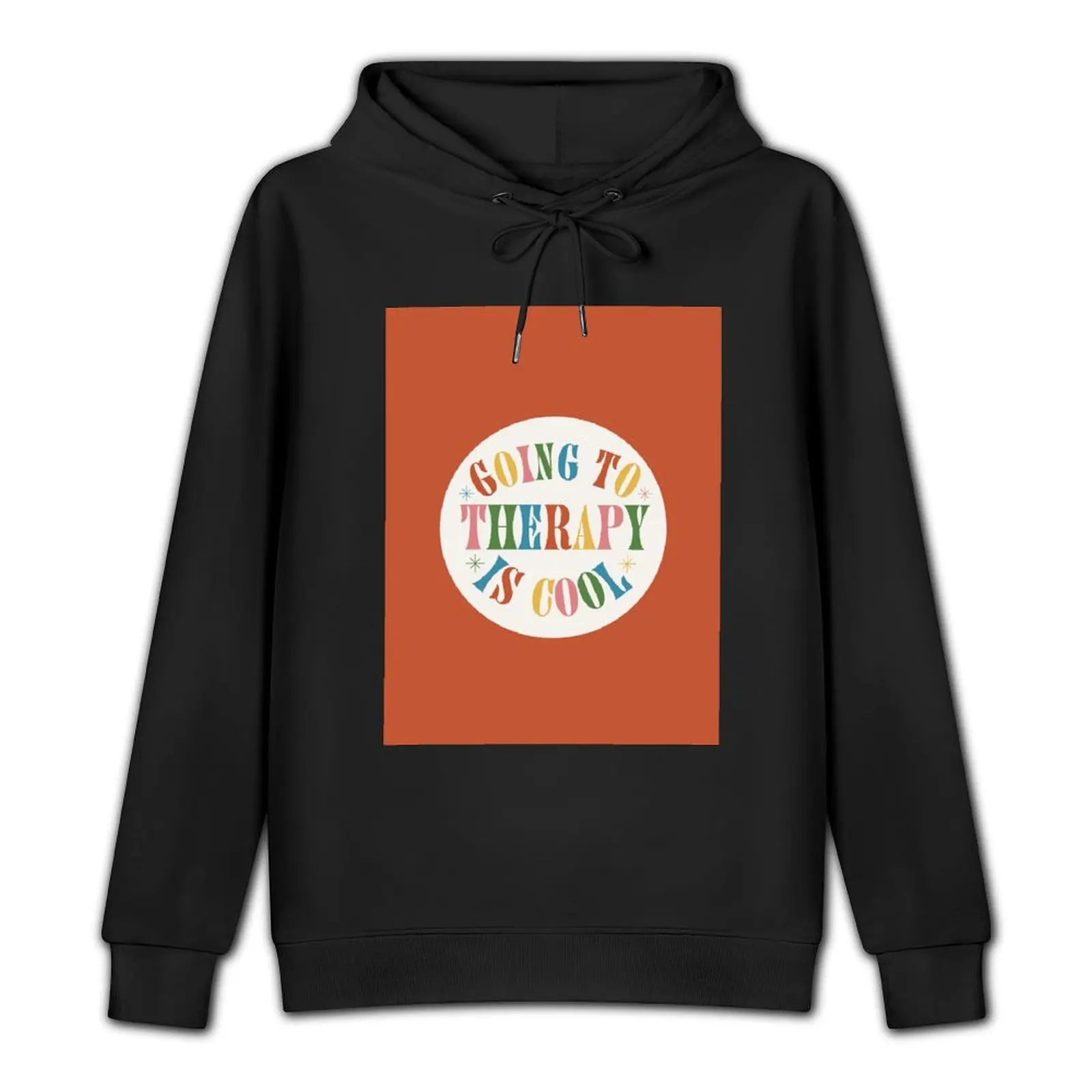 going to therapy is cool! Pullover Hoodie korean style clothes hooded shirt men wear new hoodies and sweatshirts