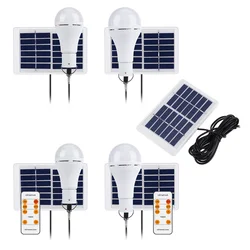 Solar Powered Led Bulb Built-in Battery 5 Modes 20 COB LED Solar Light USB Rechargeable Energy Bulb for Outdoor